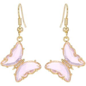 Women Teen Girls Sterling Silver Post Pin Cubic Zirconia Gold Plated Stud Earrin